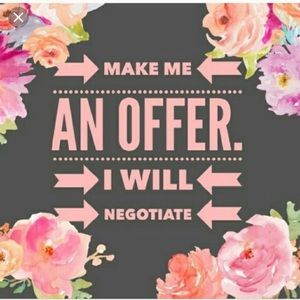 Willing to negotiate!